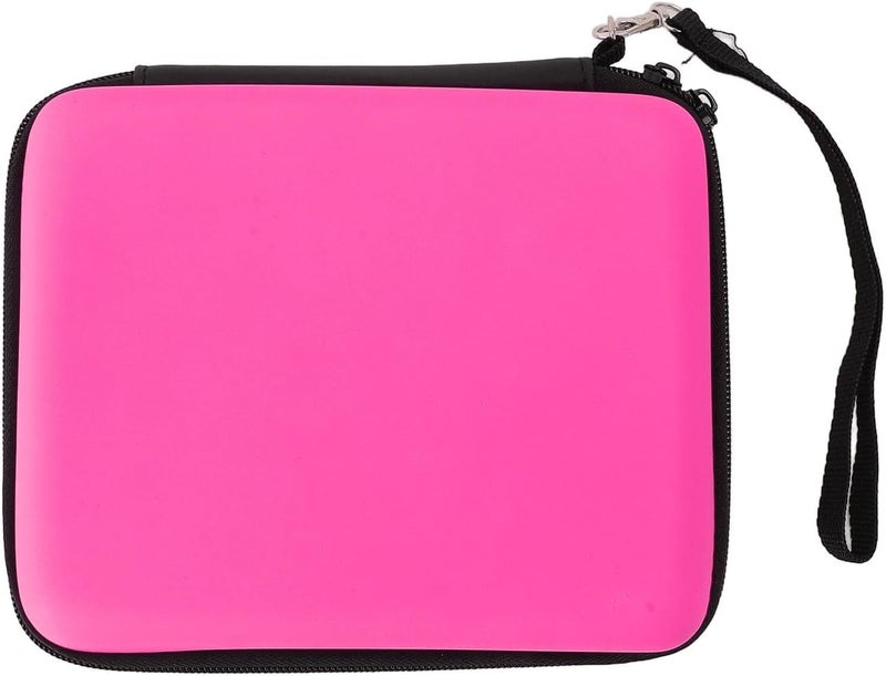 Pomya Protective Hard Shell Travel Carrying Case for 2DS with 8 Game Card Holders, Shockproof Dust Proof, Lightweight Design for Everyday Guard and Travel (Pink) - Image 1